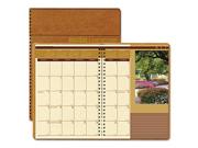 House Of Doolittle Landscapes Full-color Monthly Planner, Ruled, 8-1/2 X 11, Brown, 2014