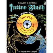 Wizards and Dragons Tattoo Flash CD-ROM and Book