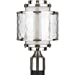 Progress Lighting P5499-09 Bay Court Collection 1-Light Post Lantern, Brushed Nickel