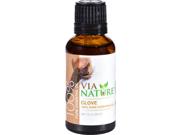 Via Nature Essential Oil - 100 Percent Pure - Clove - 1 Fl Oz Essential Oils
