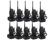 Retevis H-777 Two-way Radio Long Range Uhf 400-470 Mhz Signal Frequency Single Band 16 Channels With Original Earpiece (