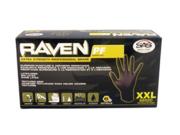 Sas Safety Corp SS66516 Raven Nitrile Small Powder-free Gloves - Black