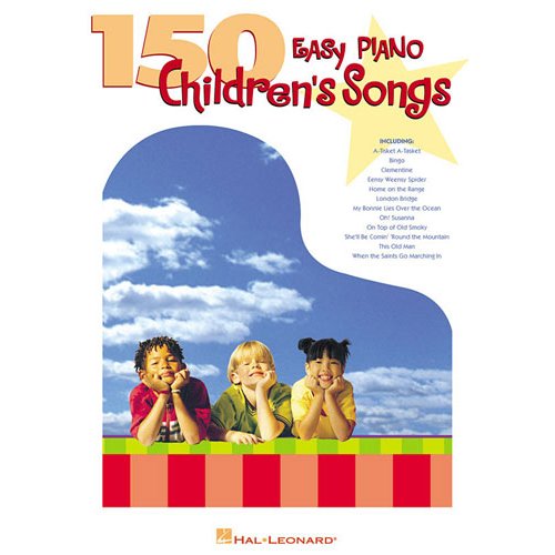 150 Easy Piano Children's Songs - Easy Piano Songbook