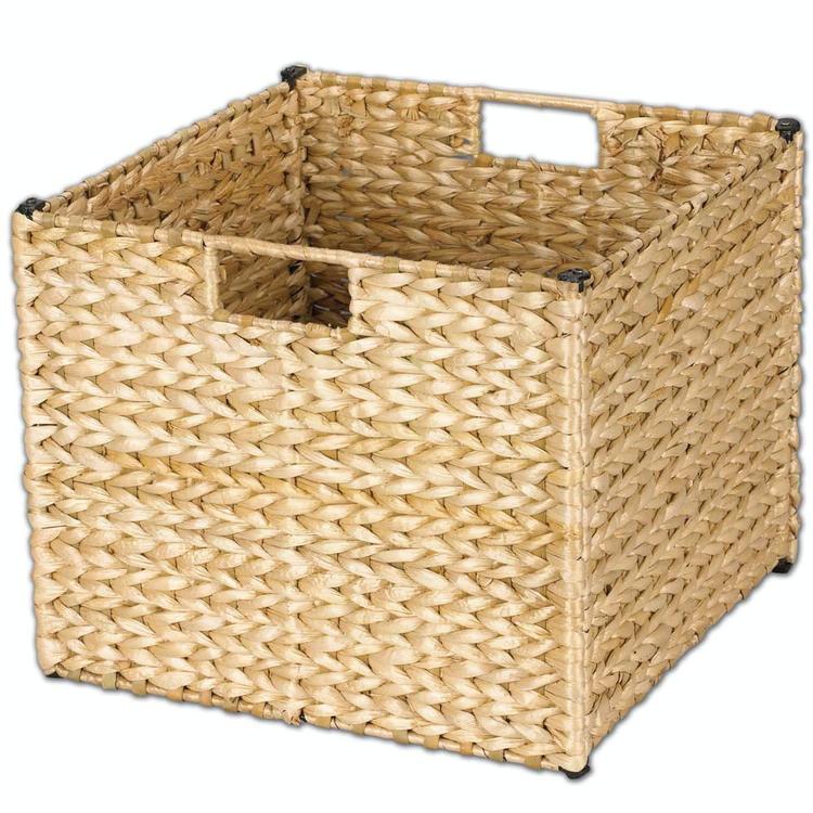 Household Essentials ML-6966N Banana Leaf K-D Storage Bin Natural