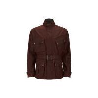 Knutsford Men's 4 Pocket Wax Cotton Field Jacket - Rust