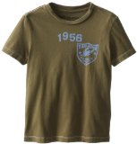 True Religion Kids Little Boys' 1St Division Classic Tee, Surplus Olive, X-Small
