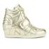 Ash Kids' Babe Metal Rock Wedged Hi Top Trainers - Platine - EU 28/UK 10 Kids