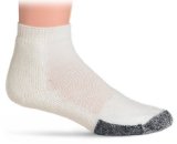 Thorlo Men's Basketball Mini Crew Sock, White, US L
