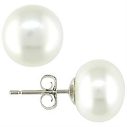 7.5-8mm High Luster Cultured Pearl Stud Earrings $ALE