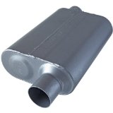 Flowmaster 842548 Super 44 Series Muffler 409S - 2.50 Offset IN/2.50 Offset OUT - Aggressive Sound