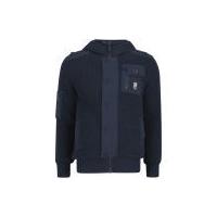 Crosshatch Men's Darksons Fur Lined Chunky Knit Cardigan - French Navy
