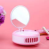 YOUDirect USB Mini Portable Fans - False Eyelashes Dryer Rechargeable Electric Bladeless Handheld Air Conditioning Cooling Refrigeration Fan For EyeSlash Extension, Nail Polish (Pink)
