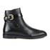 H Shoes by Hudson Women's Quartz Buckle Leather Ankle Boots - Black