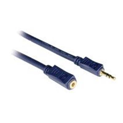 C2g 40608 Velocity 6ft Velocity 3.5mm M/f Stereo Audio Extension Cable - Audio Extension Cable - Stereo Mini Jack (m) To Stereo Mini Jack (f) - 6 Ft - Shielded