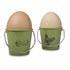 Eddingtons Rooster Egg Cup Buckets - Rooster Sage