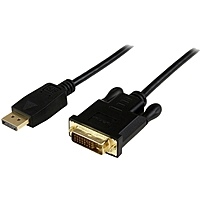 Startech.com 3 Ft Displayport To Dvi Active Adapter Converter Cable - Dp To Dvi 2560x1600 - Black - Displayport/dvi For Video Device, Notebook, Monitor, Projector, Tv, Macbook, Ultrabook - 3 Ft - 1 Pack - 1 X Displayport Male Digital Audio/video - 1 X Dvi Dp2dvimm3bs
