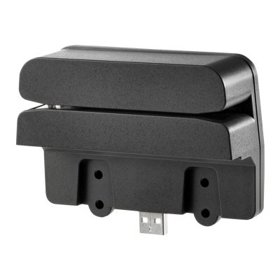Hp Inc. Qz673aa Retail Integrated Dual-head Msr - Magnetic Card Reader - Usb -  Jack Black - For Rp7 Retail System 7100  7800