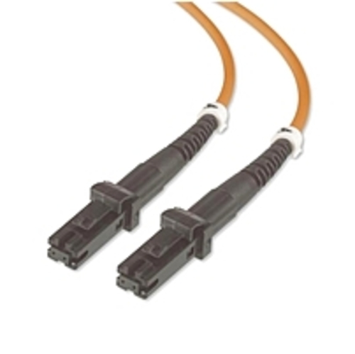 Belkin Fiber Optic Duplex Patch Cable - Mt-rj Male - Mt-rj Male - 3.28ft - Orange