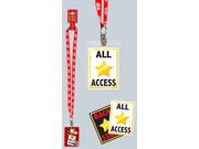 Vip Party Pass - Plastic, Fabric