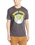 Men's Simpsons-Homer Woo Hoo! T-Shirt, Charcoal Heather, X-Large