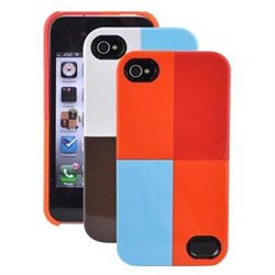 BLUE ORANGE for Case-Mate iPhone 4 Quartet Hard Case