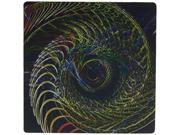 3drose Llc 8 X 8 X 0.25 Inches Mouse Pad, Fractal Multi Colored Spirals (mp_62025_1)