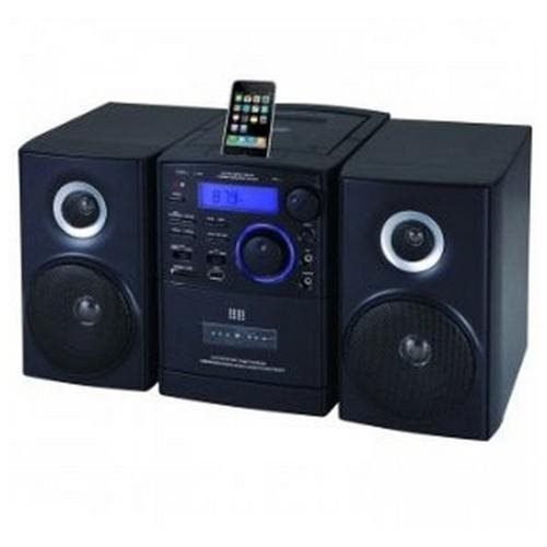 Supersonic Mp3/Cd Player with Ipod Docking, Usb/Sd/Aux Inputs, Cassette Recorder & Am/Fm Radio