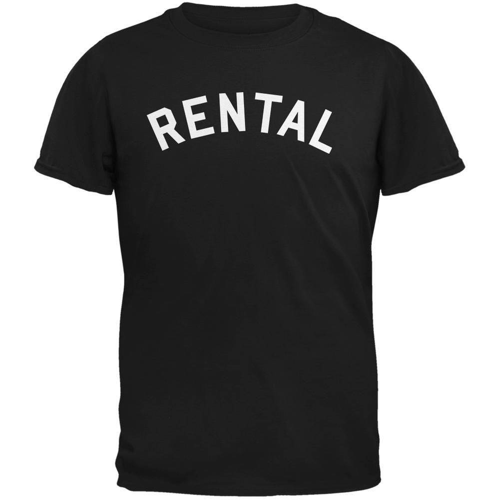Rental Inspired By Frank Zappa Black Adult T-Shirt
