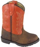 Smoky Mountain 3237 Toddlers's Hopalong Boot in Brown Distress/Orange Toddler's 7 M US