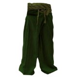 UNISEX 2 Tone Thai Fisherman Pants Yoga Trousers Free Size Cotton