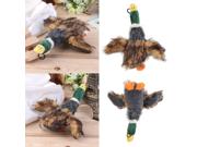 Cute Pet Dog Puppy Stuffed Squeaking Toy Plush Honking Duck Puppy