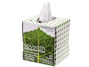 Seventh Generation 13719 100% Recycled Facial Tissue, 2-Ply, Pop-up Cube Box, 85/Box