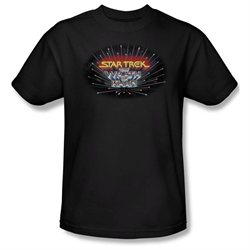 Mens STAR TREK Short Sleeve KHAN LOGO Large T-Shirt Tee