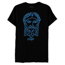 KRSP. Mens 8 Bit Zeus Graphic T-Shirt black M