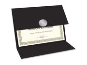 Trifold Traditional Cerftificates, Black Geo47838