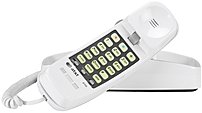 At&t Att210-wh Trimline Corded Telephone - White