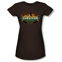 Girls(8-12yrs) SURVIVOR Cap Sleeve AFRICA Large T-Shirt Tee