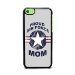 Proud Air Force Mom - iPhone 5c Cover, Cell Phone Case - Black