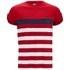 Ringspun Men's Finkle Stripe T-Shirt - Red