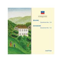 Brahms: Symphonies Nos. 1 & 4; Schumann: Symphonies Nos. 1 & 4 (Music CD)