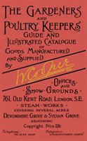 Gardeners And Poultry Keepers Guide And Illustrated Catalogue Of W. Cooper, Ltd.: 500 Drawings Of Greenhouses, Farm And Garden Bui
