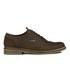 Barbour Men's Redcar Leather Oxford Derby Brogues - Dark Brown - UK 10