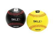Sklz Weighted Baseballs 2pack (yellow 10 Oz, Black 12 Oz)