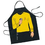 ICUP Star Trek Captain Kirk be The Character Apron, Black