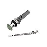 Cleveland Faucets 40025BN Bathroom 50/50 Pop-Up Bathroom Sink Drain, Brushed Nickel