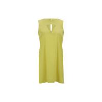 LOVE Women's Cut Out Shift Dress - Chartreuse