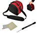 Red Slim Holster Camera Bag Carrying Case will easily hold your camera, battery charger, memory cards, and accessories For Nikon Coolpix L24 P300 S70 S80 S100 S1100pj S1200pj S2500 S3100 S4100 S5100 S6100 S6200 S8100 S8200 D90 Coolpix AW100 Coolpix P7000 S9100 Nikon J1 Point and Shoot Digital Camera   Includes eBigValue Determination Hand Strap Key Chain   Includes a anti glare screen protector, will protect from any small scratches and dirt.