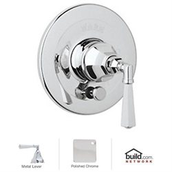 Rohl A2900LM Palladian Shower Valve Trim (Trim Only) with Diverter and Metal Lev