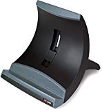 3M Laptop Stand, Raise Screen Height to Reduce Neck Strain, Vertical Design Allows You to Bring Screen Closer, Compact Foot Print Saves Desk Space, Non-Skid Base Keeps Laptop Secure, Black (LX550)