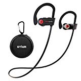 Otium Wireless Headphones, Bluetooth Headphones, Best Sports Earbuds, IPX7 Waterproof Stereo Earphones for Gym Running 9 Hours Playtime Noise Cancelling Headsets
